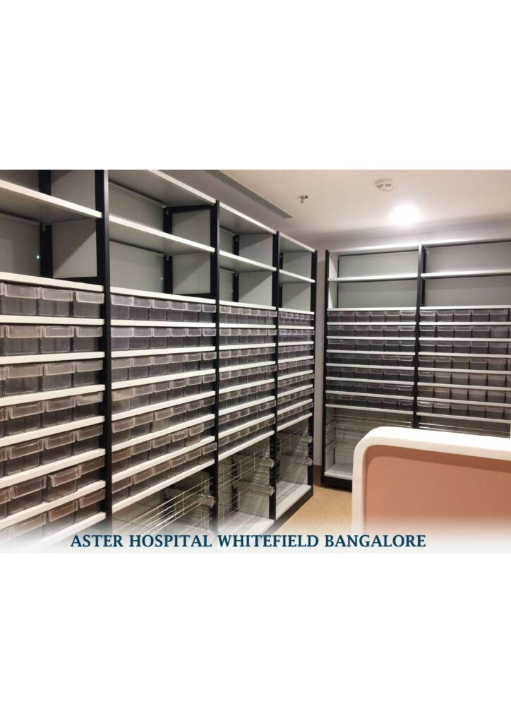 Pharmacy storage rack