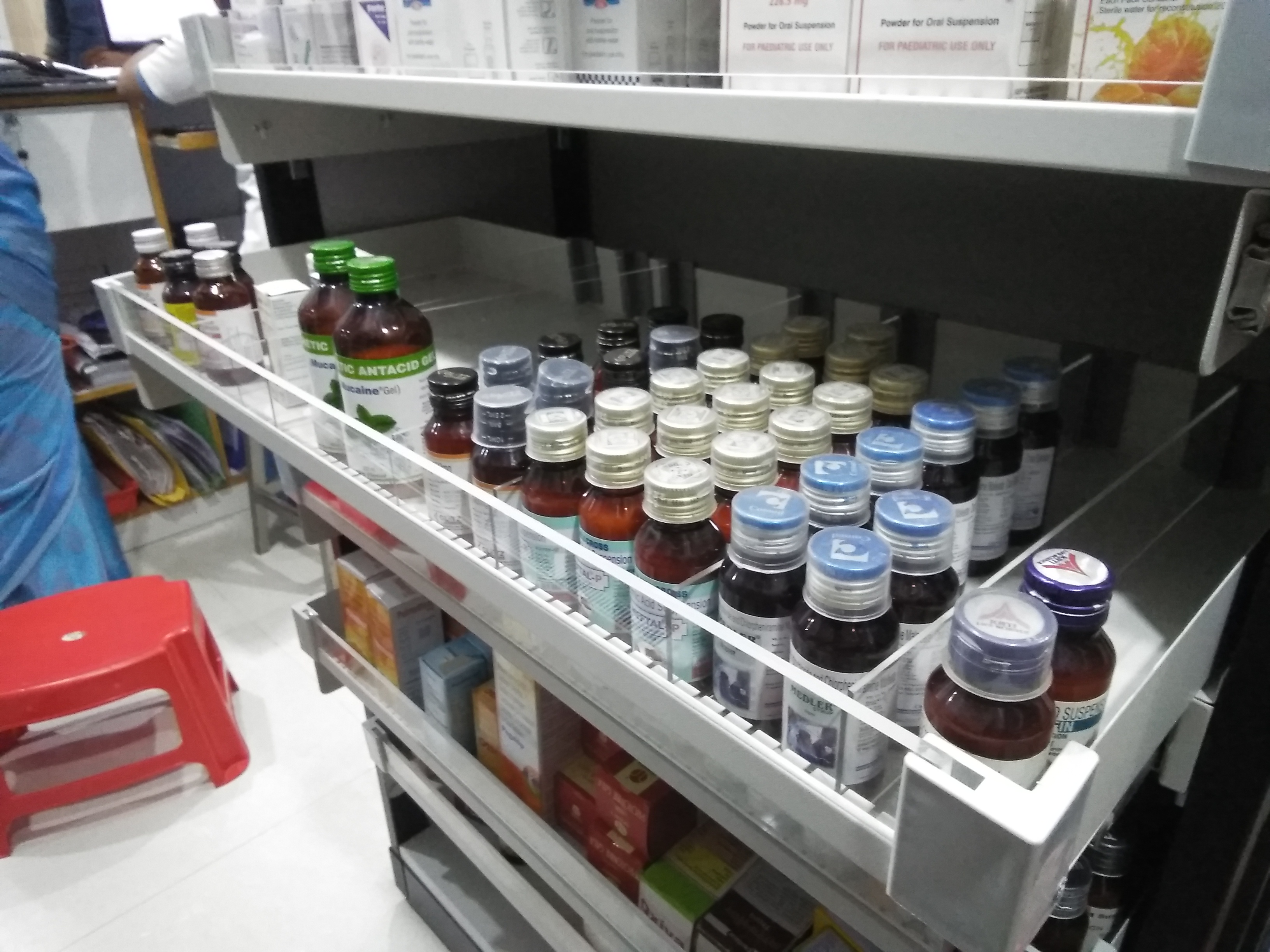 Pharmacy display racks