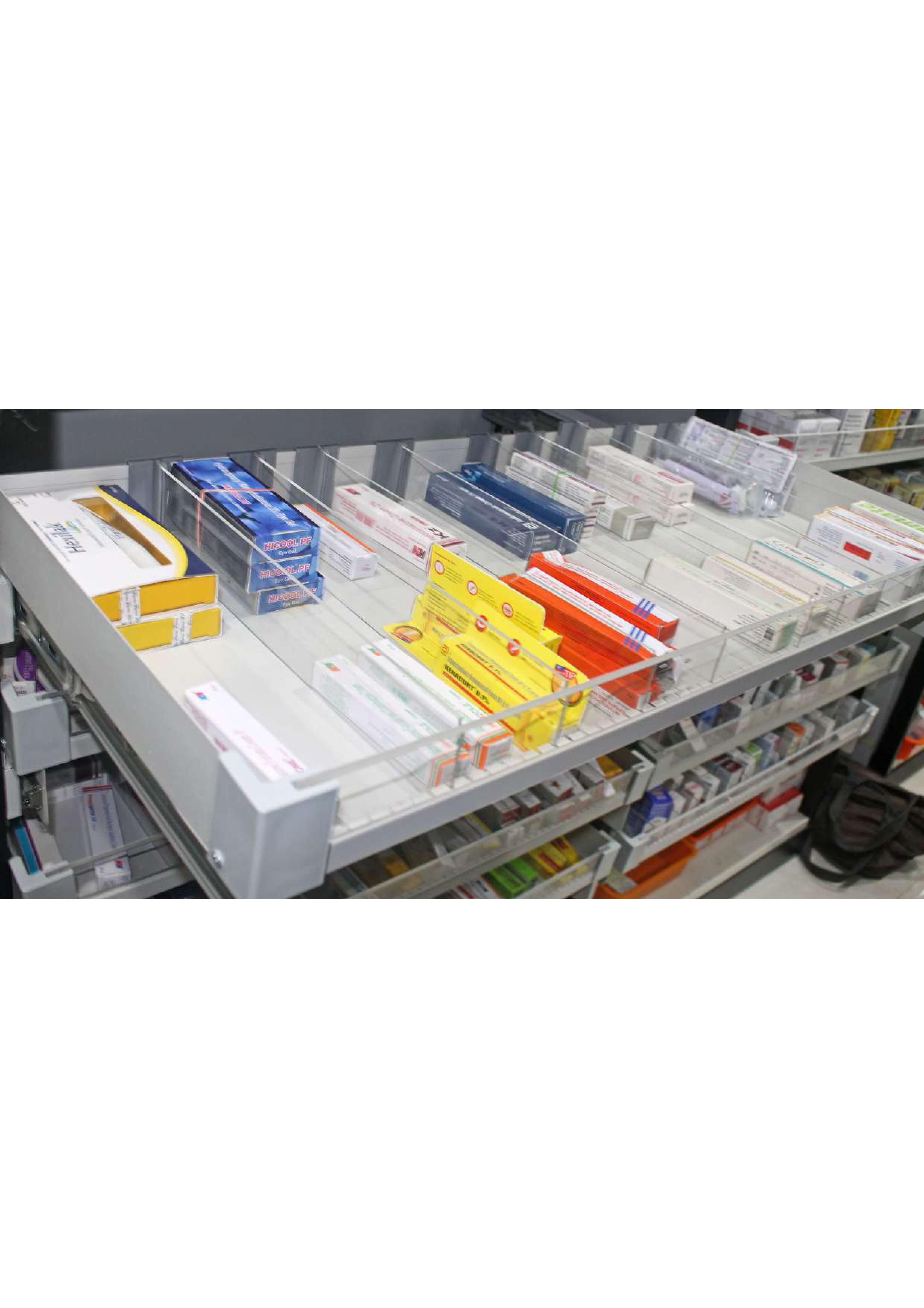 Pharmacy storage racks